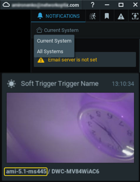 Cross System Notifications