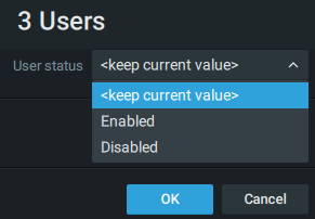 disable users